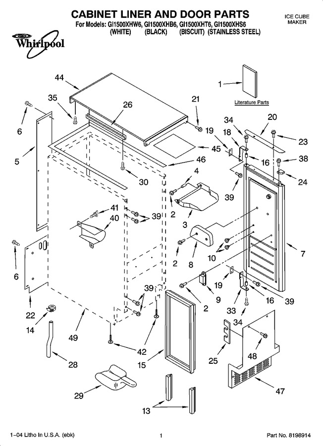 Diagram for GI1500XHB6