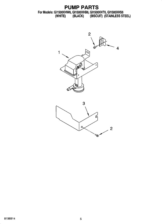 Diagram for GI1500XHB6
