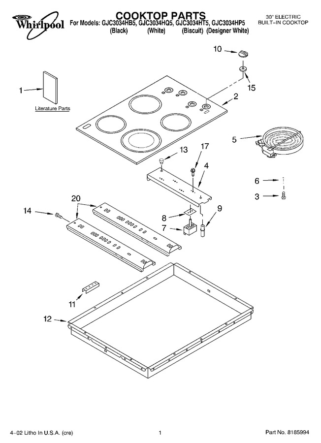 Diagram for GLC3034HP5