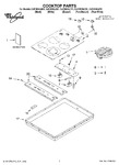 Diagram for 01 - Cooktop Parts