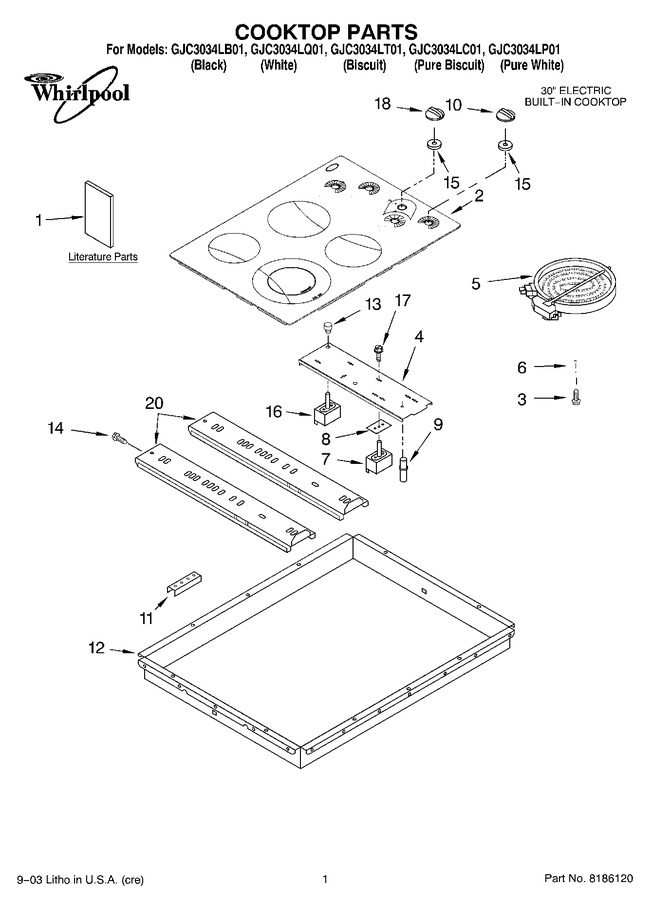 Diagram for GJC3034LQ01