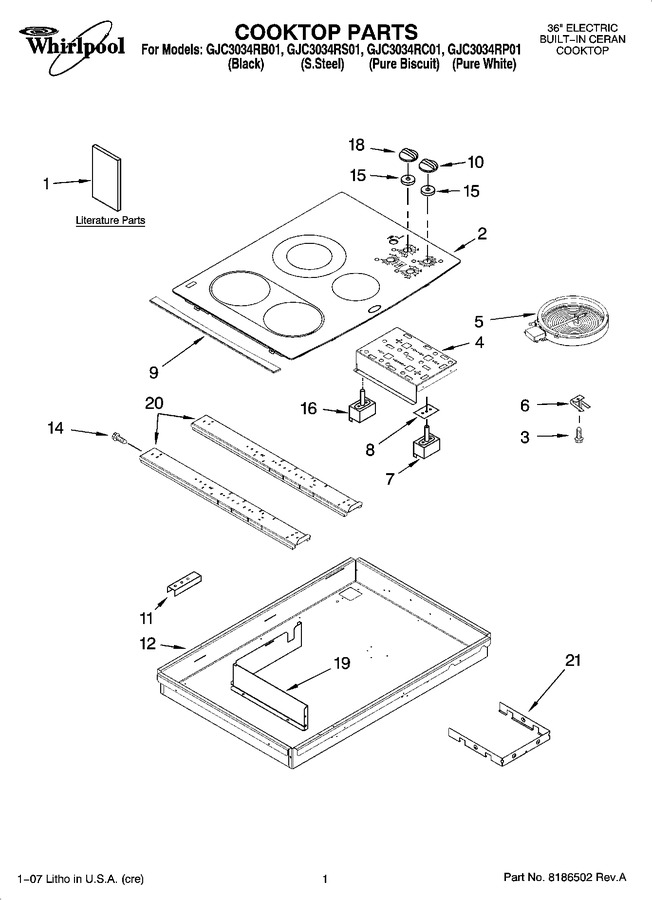 Diagram for GJC3034RC01