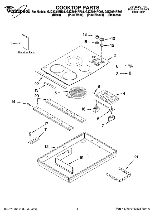 Diagram for GJC3034RC03