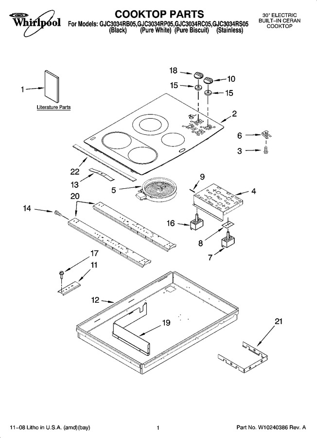Diagram for GJC3034RC05