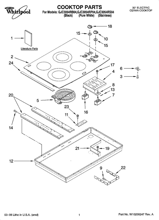 Diagram for GJC3054RB04