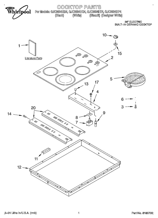 Diagram for GJC3634HQ4