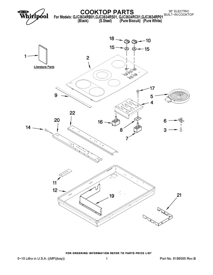 Diagram for GJC3634RB01