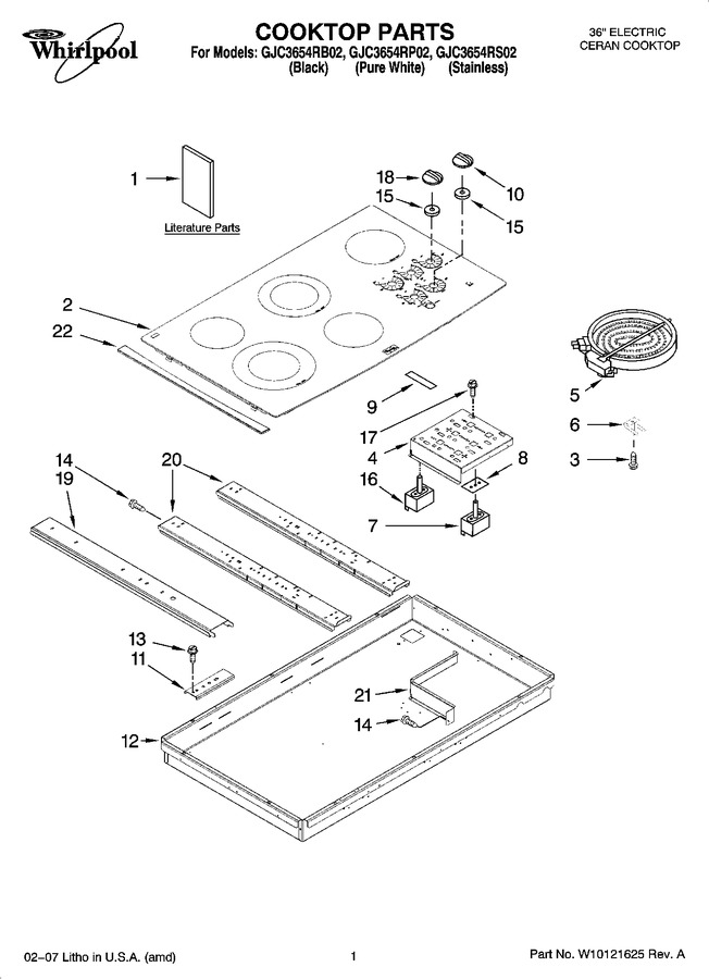 Diagram for GJC3654RS02