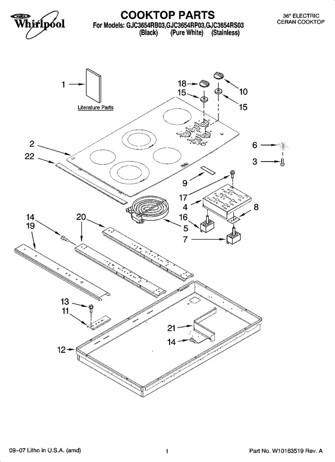 Diagram for GJC3654RS03