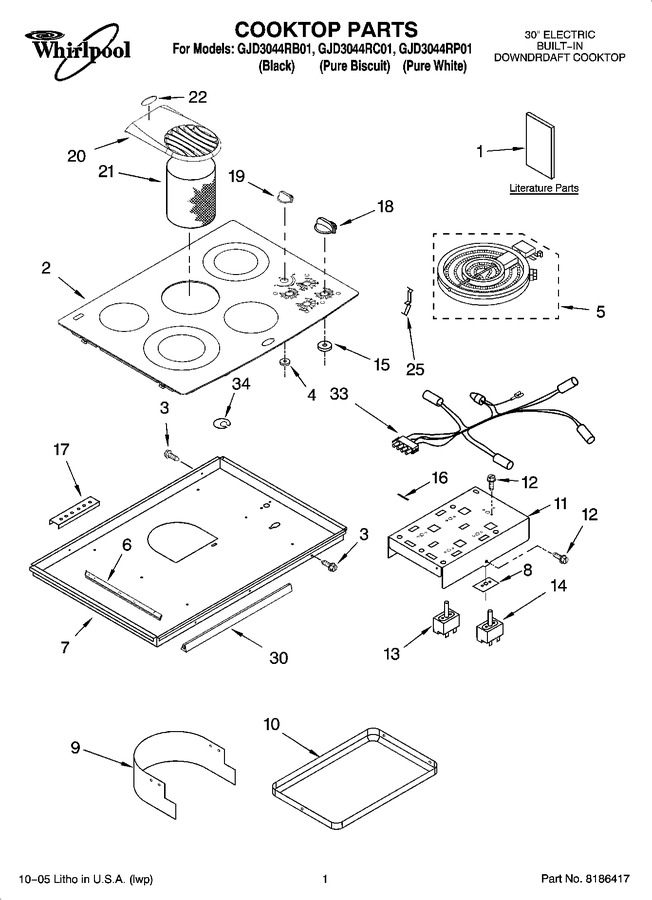 Diagram for GJD3044RB01