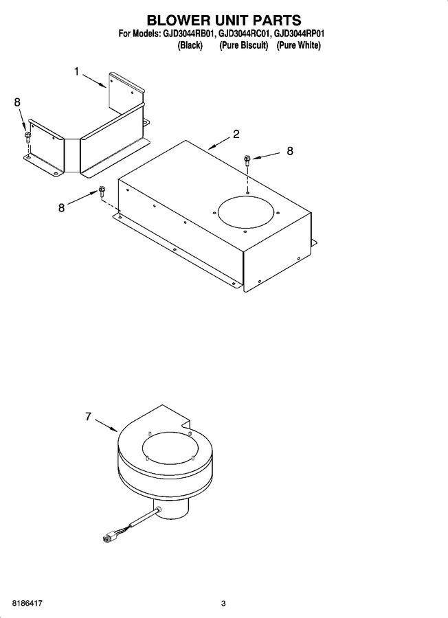 Diagram for GJD3044RC01