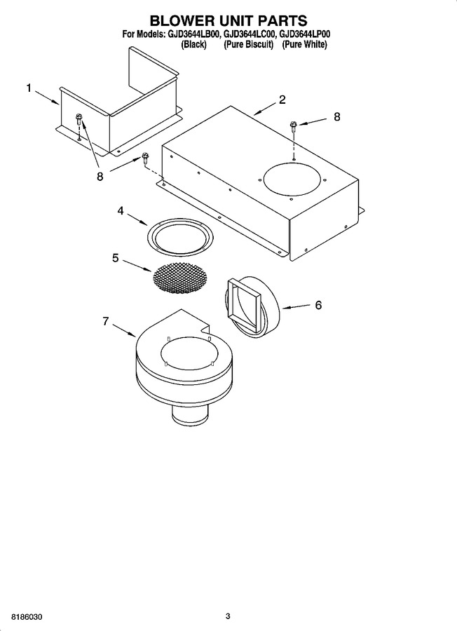 Diagram for GJD3644LP00