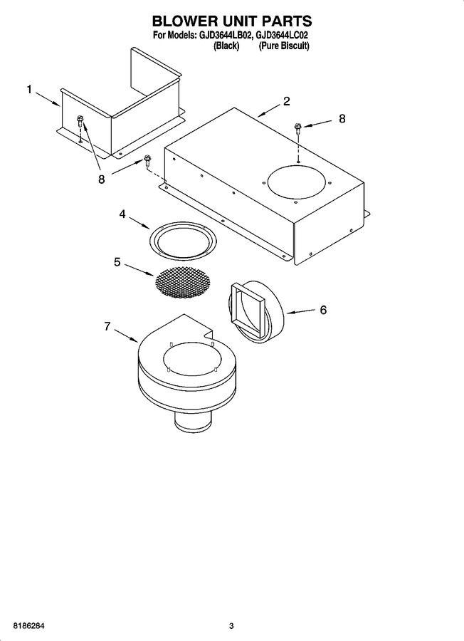 Diagram for GJD3644LB02