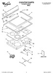 Diagram for 01 - Cooktop Parts