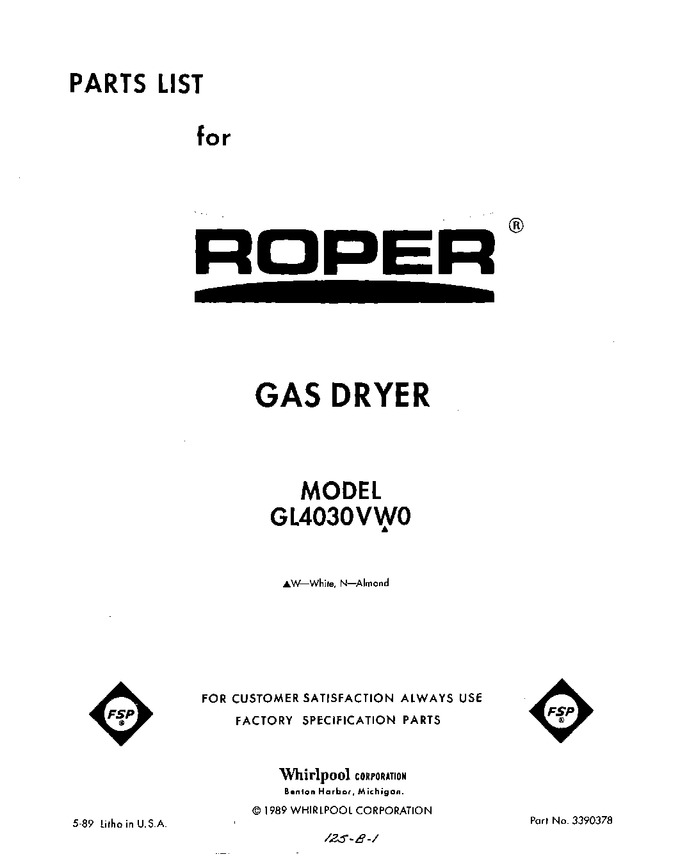 Diagram for GL4030VL0