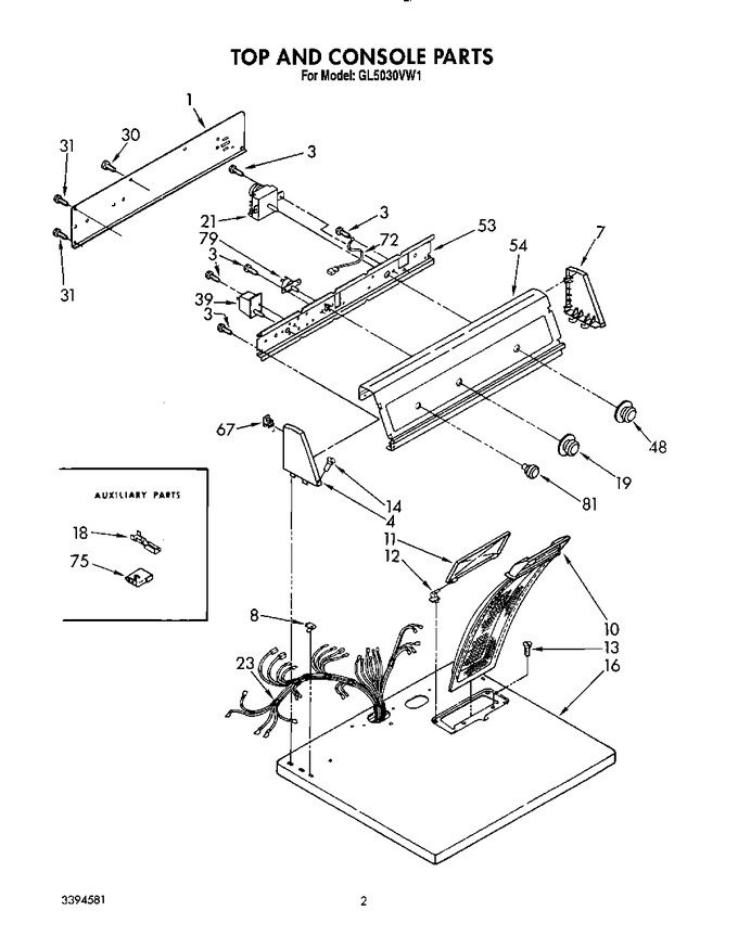 Diagram for GL5030VW1