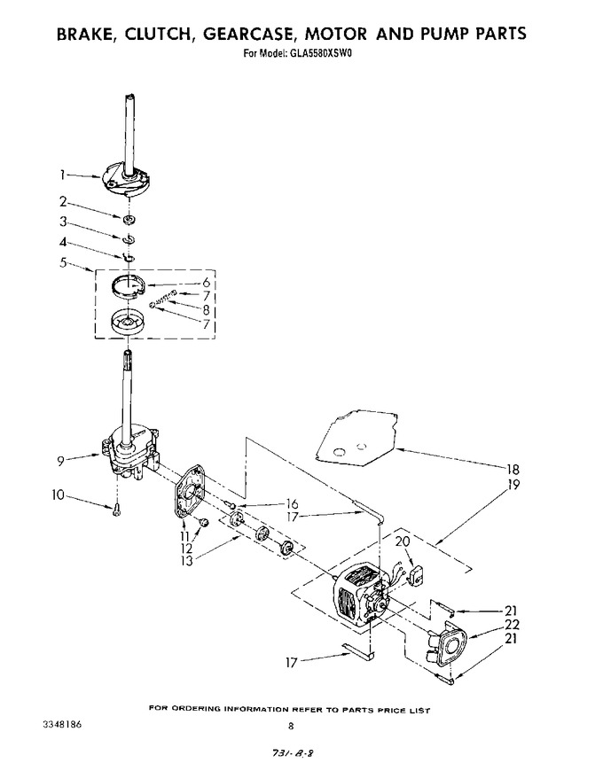 Diagram for GLA5580XSG0
