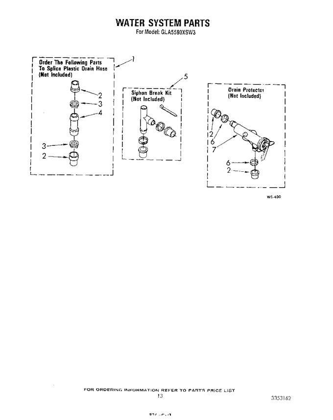 Diagram for GLA5580XSM3