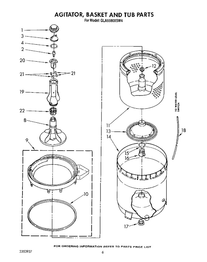 Diagram for GLA5580XSG4