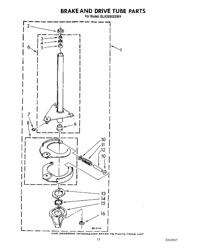 Diagram for GLA5580XSN4