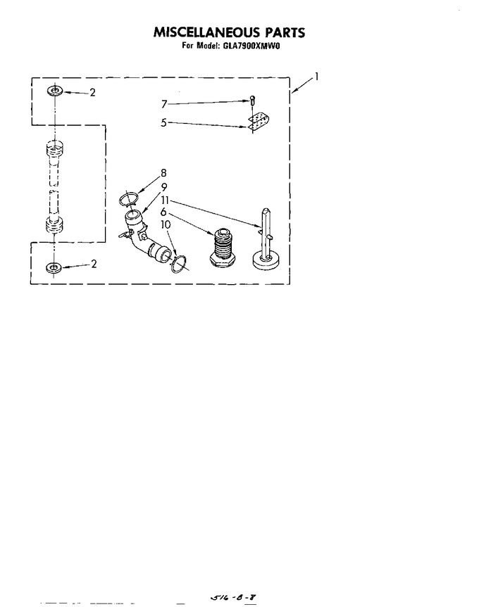 Diagram for GLA7900XMW0