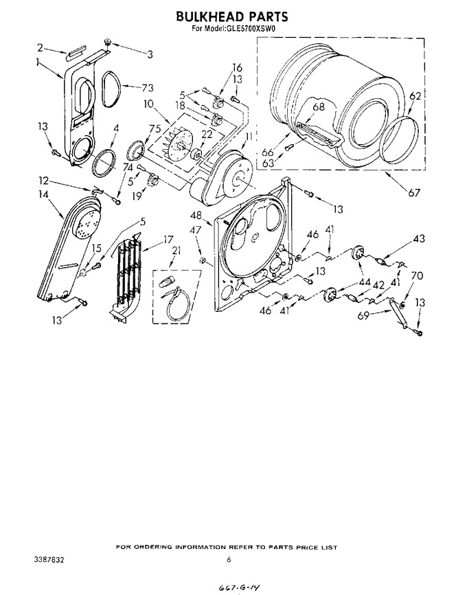 Diagram for GLE5700XSN0