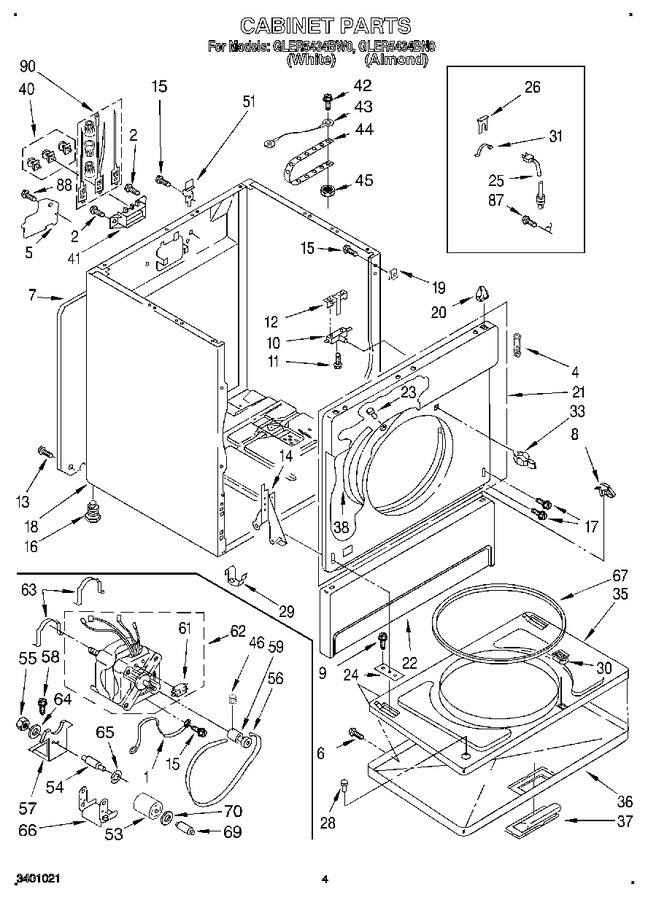 Diagram for GLER5434BW0