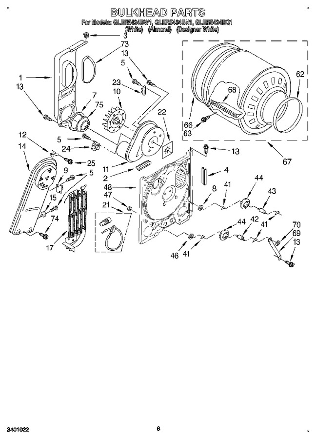 Diagram for GLER5434BW1