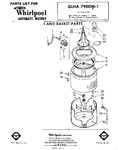 Diagram for 01 - Tub And Basket , Lit/optional