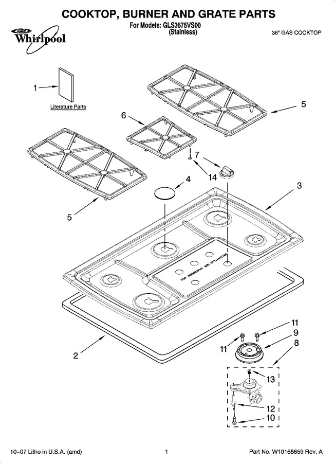Diagram for GLS3675VS00