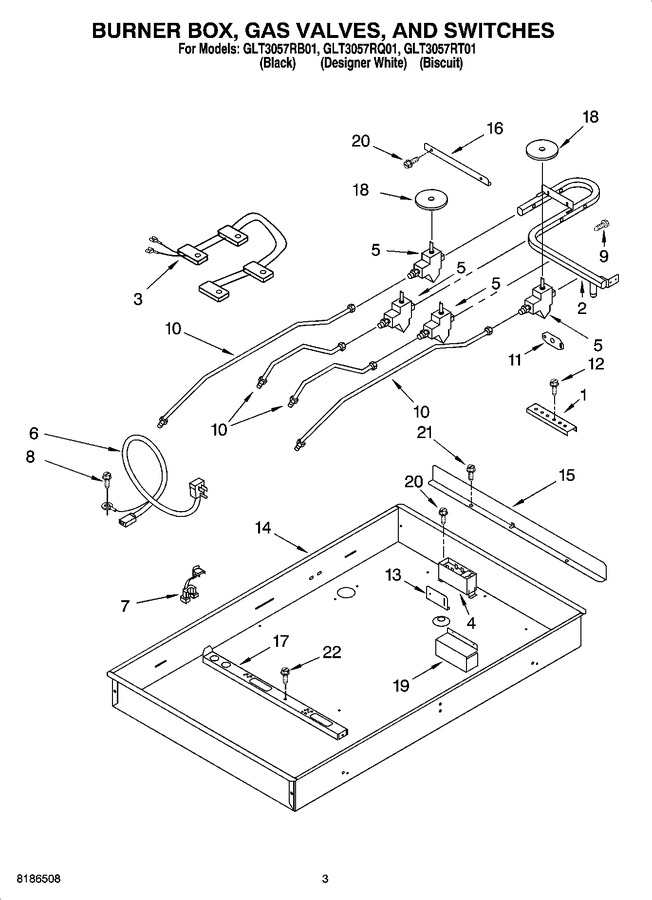 Diagram for GLT3057RT01