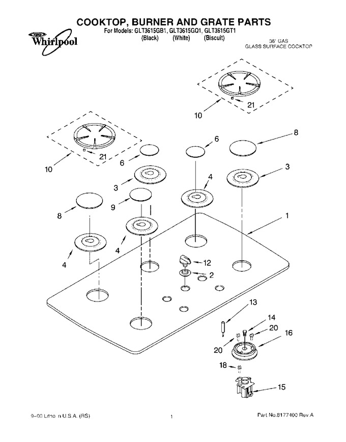 Diagram for GLT3615GB1