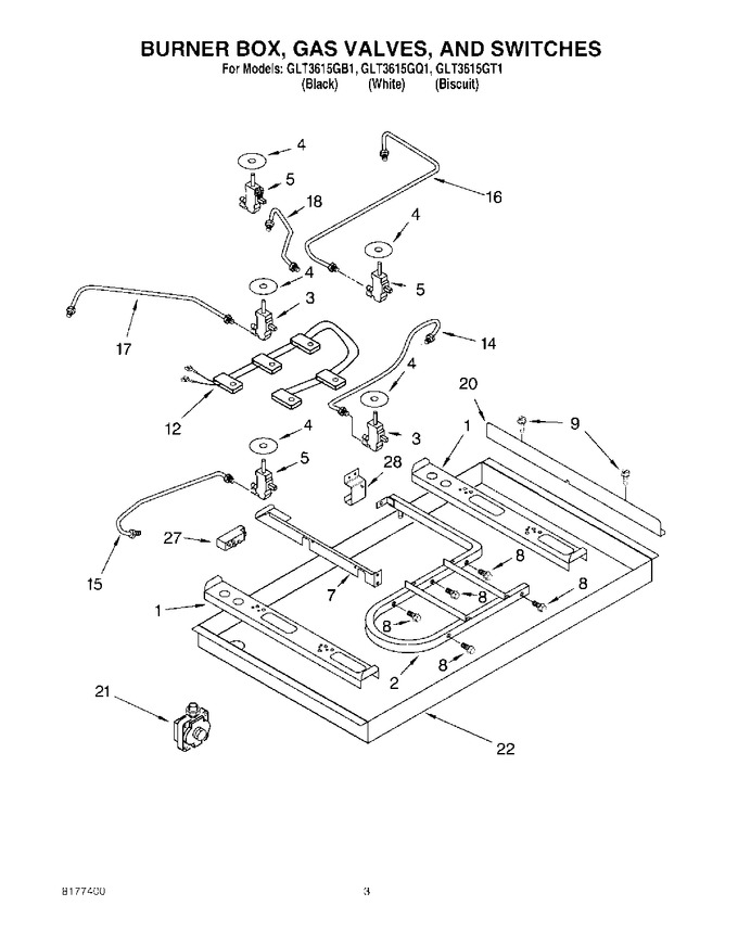 Diagram for GLT3615GB1