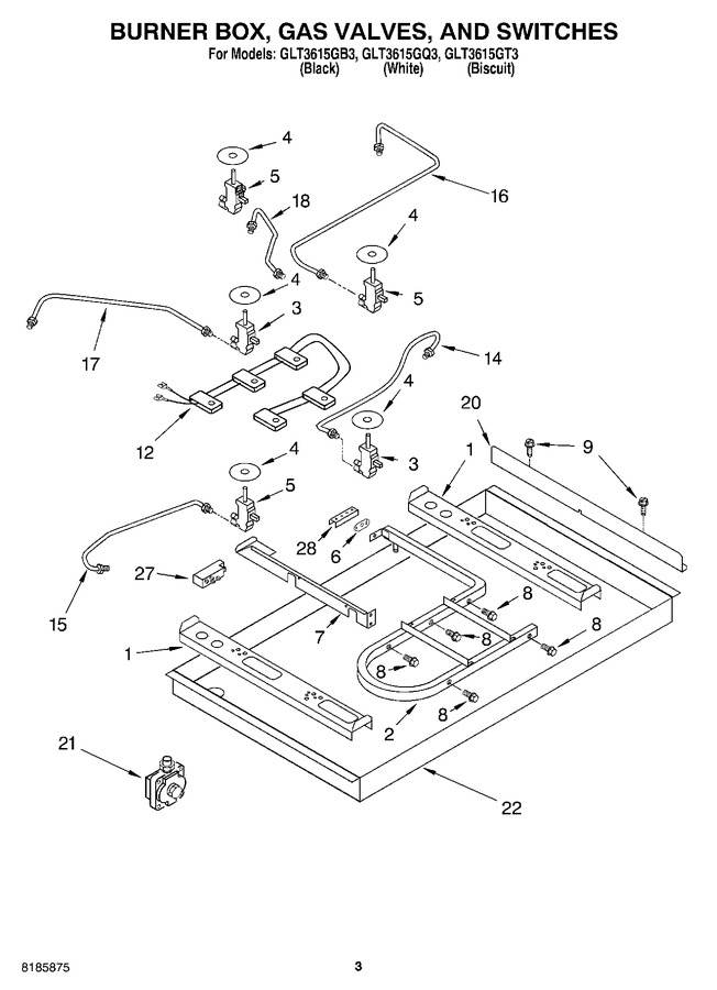 Diagram for GLT3615GT3