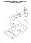 Diagram for 02 - Burner Box, Gas Valves, And Switches