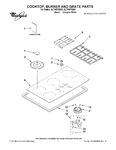 Diagram for 01 - Cooktop, Burner And Grate Parts
