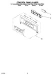 Diagram for 02 - Control Panel Parts