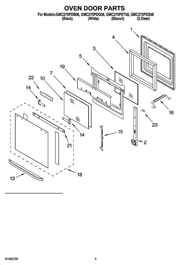 Diagram for GMC275PDQ08