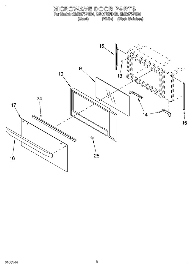 Diagram for GMC275PDQ3