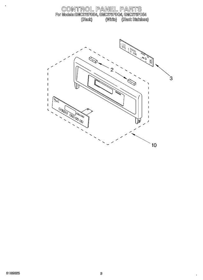 Diagram for GMC275PDQ4