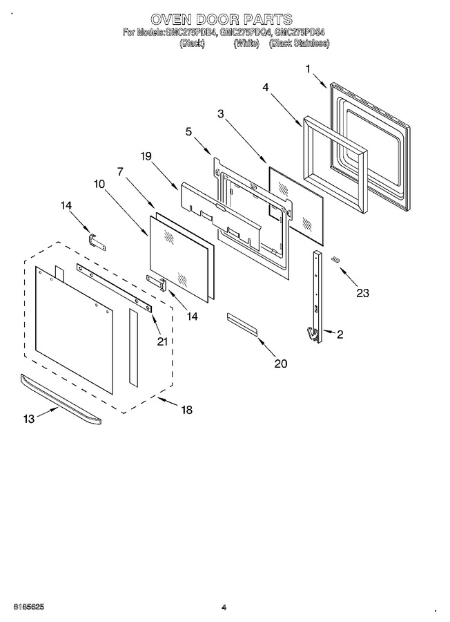 Diagram for GMC275PDQ4