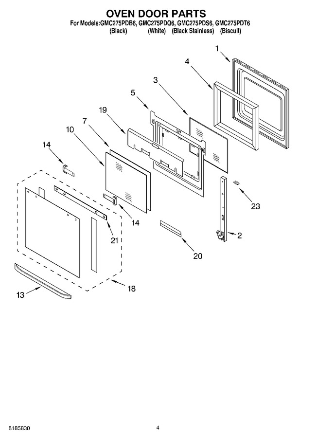 Diagram for GMC275PDQ6