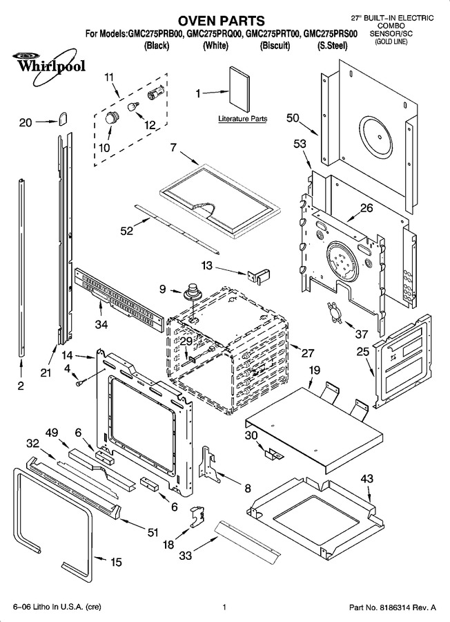Diagram for GMC275PRB00