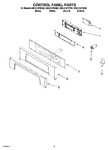 Diagram for 02 - Control Panel Parts