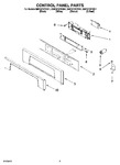 Diagram for 02 - Control Panel Parts