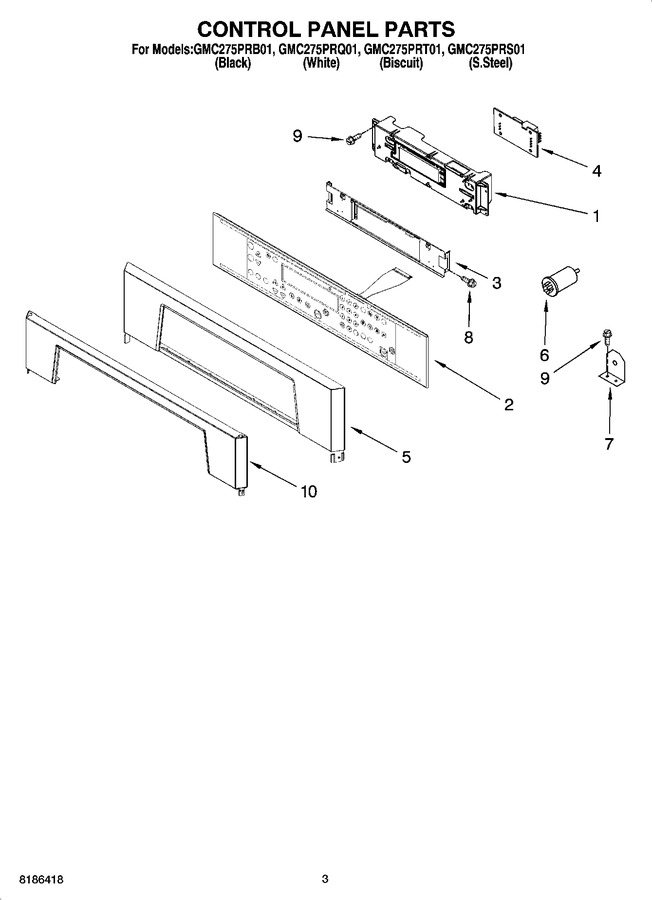 Diagram for GMC275PRT01