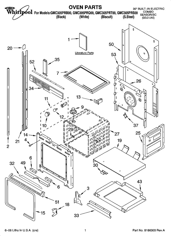 Diagram for GMC305PRS00