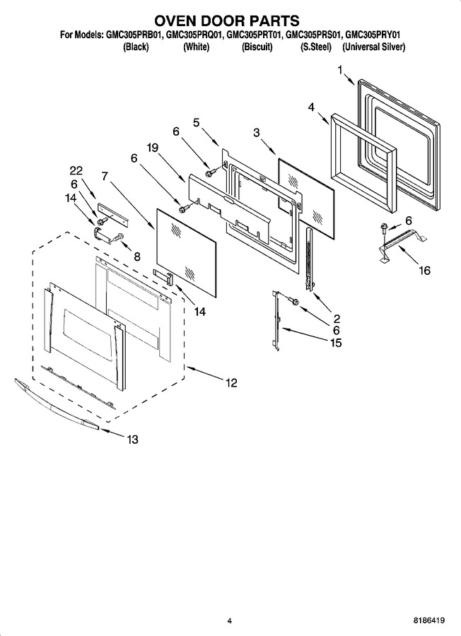 Diagram for GMC305PRY01