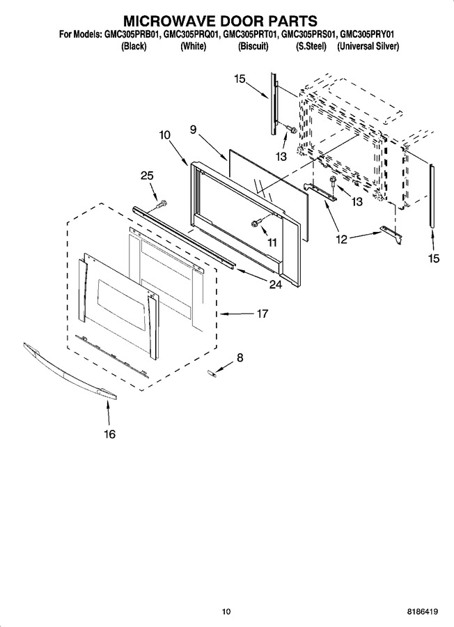 Diagram for GMC305PRY01
