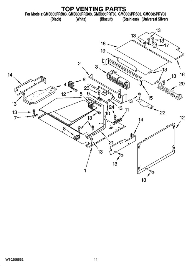 Diagram for GMC305PRY03